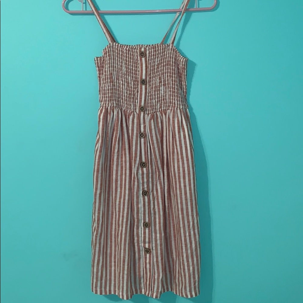 Garage stripped summer dress